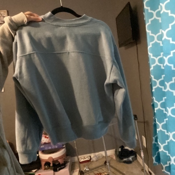 Blue Pullover Crewneck From Target, Size Medium But It Runs Small, No Staining. - Picture 2 of 2